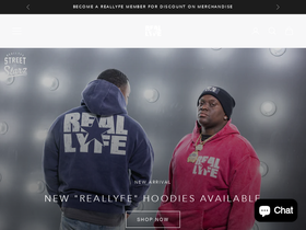 reallyfestreetstarz.com homepage screenshot