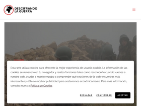 'descifrandolaguerra.es' screenshot