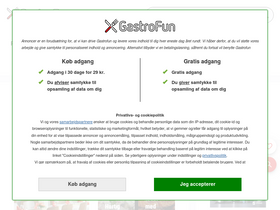 'gastrofun.dk' screenshot