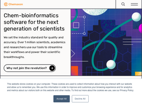 'chemaxon.com' screenshot