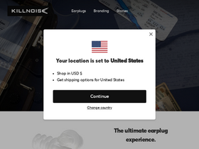 killnoise.com homepage screenshot