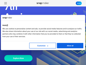 'snapmaker.com' screenshot