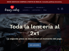 HappyEnding.com homepage screenshot