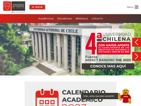 'uautonoma.cl' screenshot
