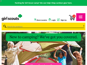 'girlscoutshop.com' screenshot