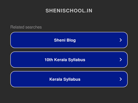 'shenischool.in' screenshot