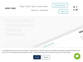 'asset-map.com' screenshot
