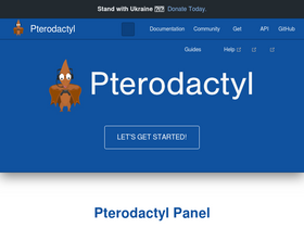 'pterodactyl.io' screenshot