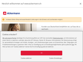 'ackermann.ch' screenshot
