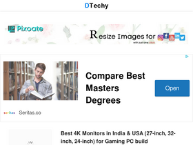 'dtechy.com' screenshot