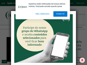 'oeco.org.br' screenshot