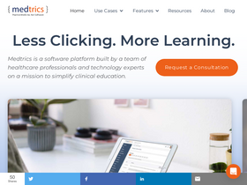 'medtricslab.com' screenshot