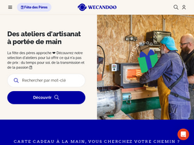 'wecandoo.fr' screenshot