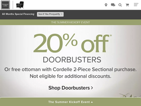 'americansignaturefurniture.com' screenshot
