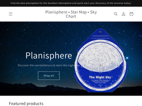 planispheres.com.au homepage screenshot