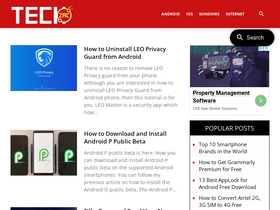 'techzac.com' screenshot