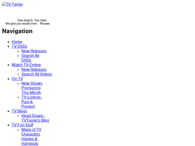 'tvtango.com' screenshot