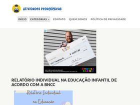 'atividadespedagogicas.net' screenshot