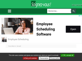 'soignez-vous.com' screenshot