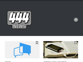 '444prophecynews.com' screenshot