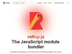 'rollupjs.org' screenshot