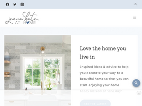'jennakateathome.com' screenshot