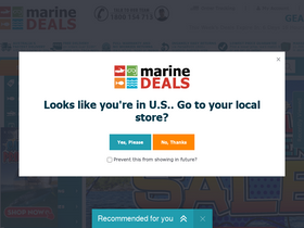 'marine-deals.com.au' screenshot