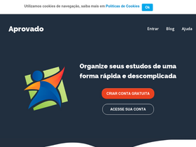 'aprovadoapp.com' screenshot