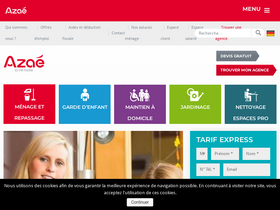 'azae.com' screenshot