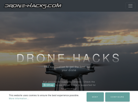 'drone-hacks.com' screenshot