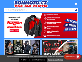 'bonmoto.cz' screenshot