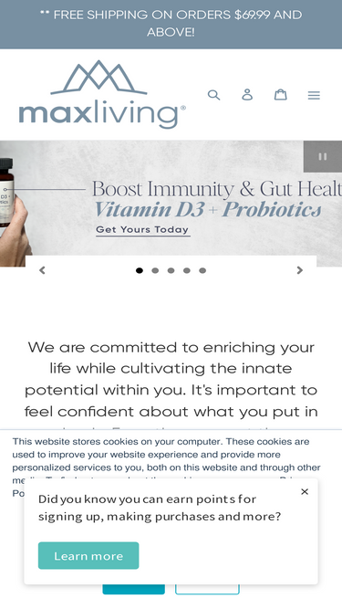 store.maxliving.com
