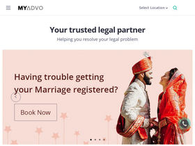 'myadvo.in' screenshot