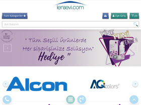 'lensevi.com' screenshot