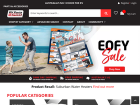 'rvpartsexpress.com.au' screenshot