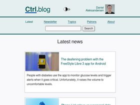 'ctrl.blog' screenshot