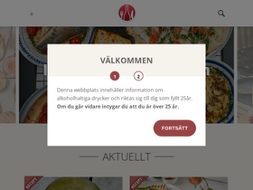 'vinochmatguiden.se' screenshot