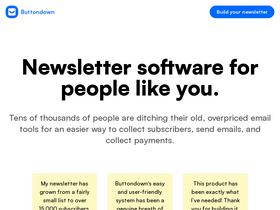'buttondown.email' screenshot