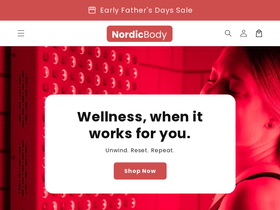 nordic-body.com homepage screenshot