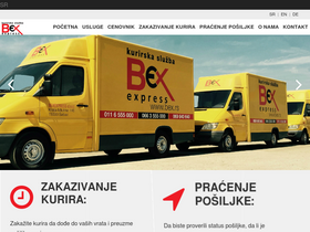 'bex.rs' screenshot