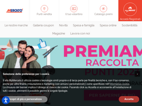 'mymercato.it' screenshot