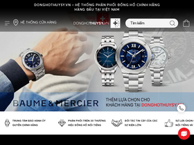 'donghothuysy.vn' screenshot