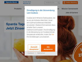 'mobilebanking.sparda-m.de' screenshot