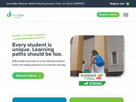 'dreambox.com' screenshot