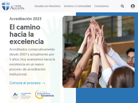 'cftsanagustin.cl' screenshot