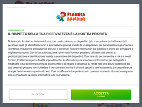 'pianetabambini.it' screenshot