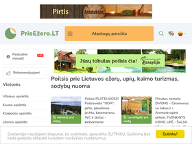 'prieezero.lt' screenshot