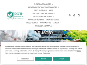 rothbioscience.com homepage screenshot
