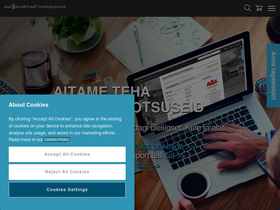 'krediidiraportid.ee' screenshot