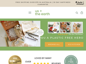 usandtheearth.com homepage screenshot